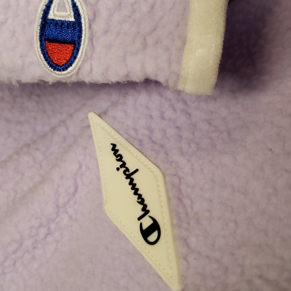 Champion Zip Up Fleece Jacket Size XL - Picture 4 of 6